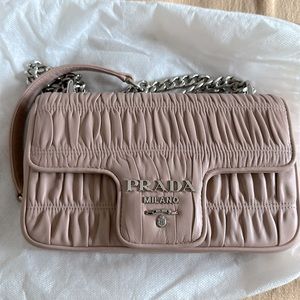 Prada mini purse- blush Nappa leather